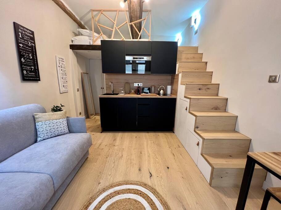 Antibes Cute Duplex Studio Exterior foto